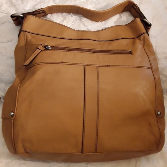 Tignanello Double Pouch Pocket Bucket Bag - Picture 2 of 5